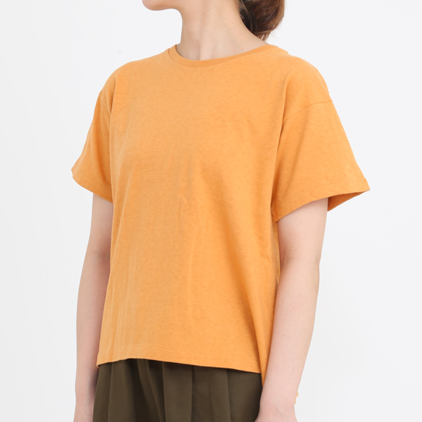 Tシャツ　FilMelange (フィルメランジェ） ERIN  エリン　オーガニックコットン ボックスタックTシャツ FilMelange (フィルメランジェ） ERIN エリン オーガニック